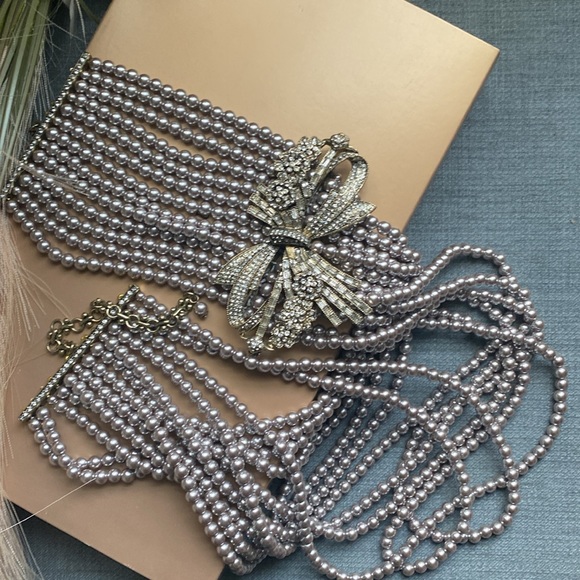 NWT! HEIDI DAUS® “Best in Bows" Beaded Crystal Multi-Strand Bow Necklace - Picture 8 of 17